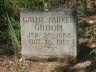 Callie Parker Groom - Mt. Pleasant Cemetary