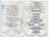 F. C. Spence - Funeral Card front