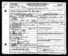 Elizabeth Beulah Comstock - Death Certificate